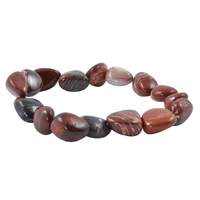 Red Snakeskin Jasper Tumbled Bracelet