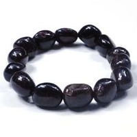 Garnet Tumbled Bracelet