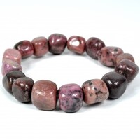 Rhodonite Tumbled Bracelet