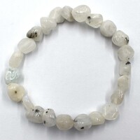 Rainbow Moonstone Tumbled Bracelet