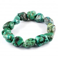 Tibetan Turquoise Tumbled Bracelet
