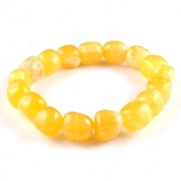 Yellow Calcite Tumbled Bracelet