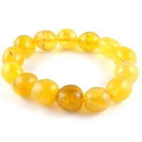 Yellow Opal Tumbled Bracelet