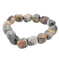 Crazy Lace Agate Tumbled Bracelet