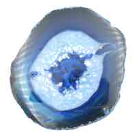 Blue Agate Geode Slice [Size 11]