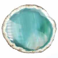 Green Agate Geode Slice [Size 12]