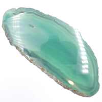 Green Agate Geode Slice [Size 8]