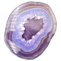 Purple Agate Geode Slice [Size 11]