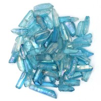 Aqua Aura Points [23-65pcs - Clear Quartz]