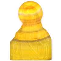 Yellow Fluorite Jesus Carving