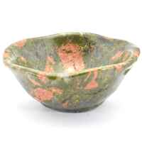 Unakite Bowl Carving