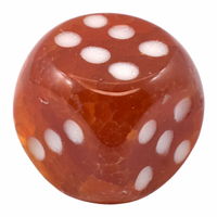 Fire Agate Dice Carving