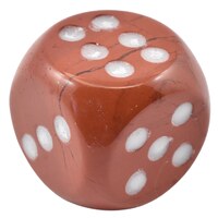Red Jasper Dice Carving