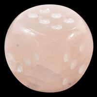 Rose Quartz Dice Carving