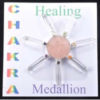 Healing Medallion Chakra Engraved Stone Set