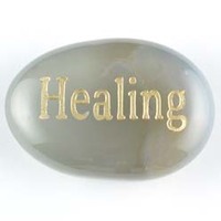 Healing Agate Natural Word Stone