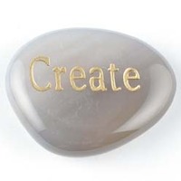 Create Agate Natural Word Stone