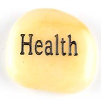 Health Aventurine Yellow Word Stone