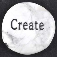 Create Howlite White Word Stone