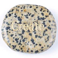Create Jasper Dalmatian Word Stone