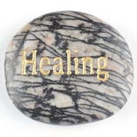 Healing Jasper Net Word Stone