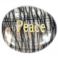 Peace Jasper Net Word Stone