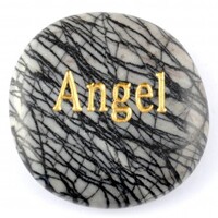 Angel Jasper Net Word Stone