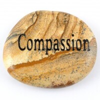 Compassion Jasper Picture Word Stone