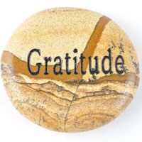 Gratitude Jasper Picture Word Stone