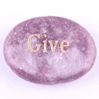 Give Lepidolite Word Stone