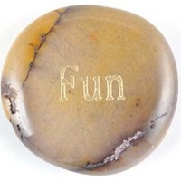 Fun Mookaite Word Stone