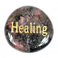 Healing Rhodonite Word Stone
