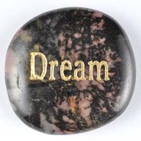Dream Rhodonite Word Stone
