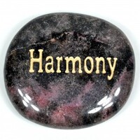 Harmony Rhodonite Word Stone