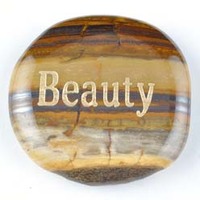 Beauty Tiger Iron Word Stone