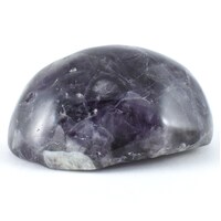 Purple Fluorite Freeform Dome Shape Carving