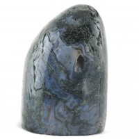 Green Moss Agate Freeform Shape Carving