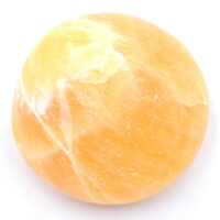 Orange Calcite Freeform Shape Carving