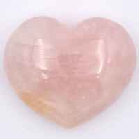 Rose Quartz Heart Carving [Large - Type 2]
