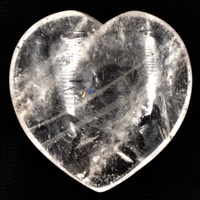 Clear Quartz Heart Carving [Medium]