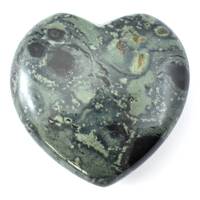 Kambaba Jasper Heart Carving [Medium]