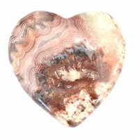 Red Crazy Lace Agate Heart Carving [Medium]