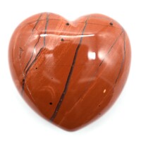 Red Jasper Heart Carving [Medium]