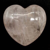 Rose Quartz Heart Carving [Medium]