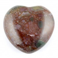 Bloodstone Heart Carving [Small]