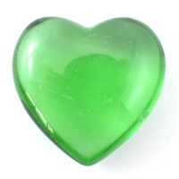 Green Obsidian Heart Carving [Small]