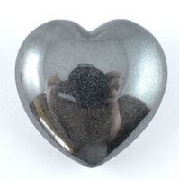 Hematite Heart Carving [Small]