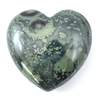 Kambaba Jasper Heart Carving [Small]