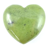 Nephrite Jade Heart Carving [Small]