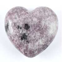Pink Lepidolite Heart Carving [Small]